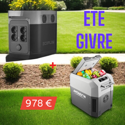 GLACIERE A COMPRESSION ANTARION 35 L + ECOFLOW DELTA 2
