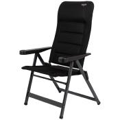 FAUTEUIL DE CAMPING CRESPO AIRDELUXE S, NOIR (AP-235) 