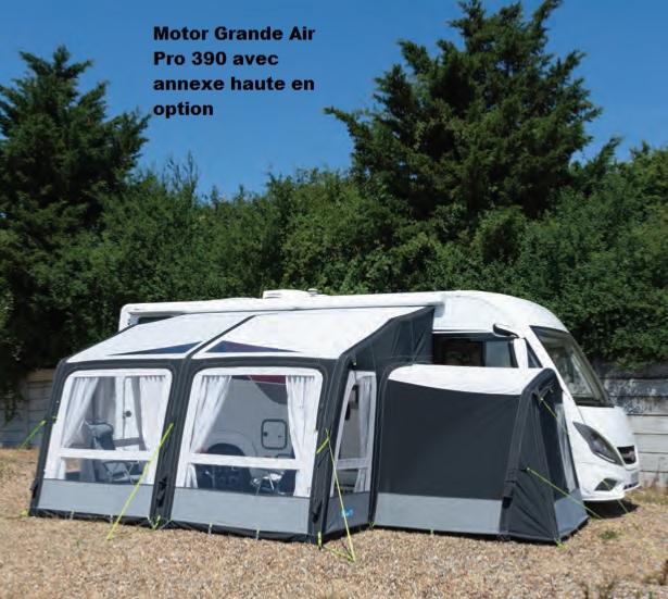 AUVENT DE CAMPING CAR GONFLABLE GRANDE AIR PRO 390 KAMPA