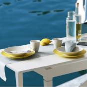 4 ASSIETTES CREUSES MIXTE  20cm TABLE & NATURE - COLORIS PIERRE/MIMOSA