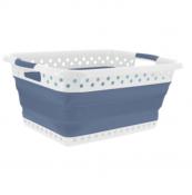 CORBEILLE A LINGE PLIABLE INCASA 61,9 x 44,5 x 7,8/26.2 cm