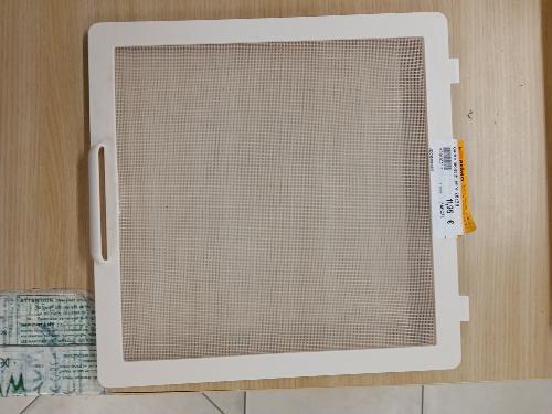 CADRE AVEC MOUSTIQUAIRE-POUR MPK VISO VENT S ECO 28x28 - BLANC