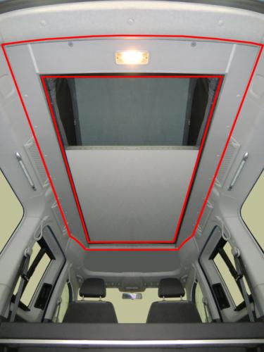 HABILLAGE INTERIEUR POUR TOIT TOLE CADDY MAXI JUSQUE 05/2015