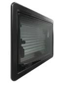 BAIE PROJETANTE CARBEST serie RW Elegance 900x450 mm AVEC CADRE OCCULTANT et MOUSTIQUAIRE