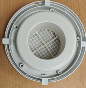 CHAMPIGNON AERATEUR PERMANENT PLASTIQUE BLANC Ø200 mm AVEC GRILLE INTERIEURE