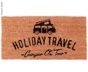 PAILLASSON EN FIBRE DE COCO HOLIDAY TRAVEL 50x25cm