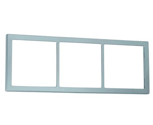CADRE FINITION ALU MAT TRIPLE 62 x 168 mm SERIE PRESTO 2000