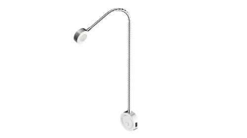 LAMPE COL DE CYGNE LED avec interrupteur + 2 prises USB intégrées