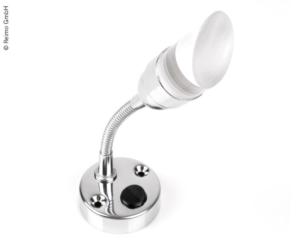 LAMPE DE LECTURE col de cygne 12V 0.8W avec interrupteur - 100 mm