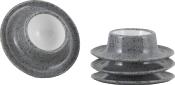 Gimex Solid Line, Lot de 4 coquetiers Gris granite 
