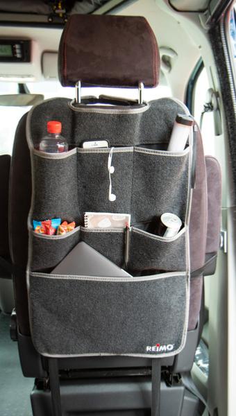 Organisateur de siège arrière VIA MONDO - rangement pour siège avants en  fourgon et camping-car - H2R EQUIPEMENTS.