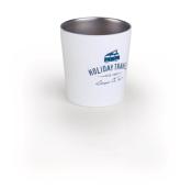 LOT DE 2 VERRES / TASSES INOX 220ml HOLIDAY TRAVEL