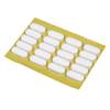 BUTOIR FEUTRE BLANC 8x20mm - 20 PIECES