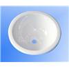 MINI LAVABO ENCASTRABLE ROND EN PLASTIQUE BLANC Ø23 cm