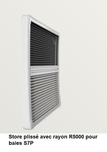 CASSETTE STORE PLISSE DUETTE POUR BAIE S7 233x352mm