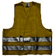 GILET SECURITE JAUNE Regulation ES/P 