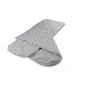 LIT TOUT FAIT DUVALAY 66 x 190 x 2,5 cm - GRIS RAYE
