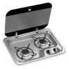 PLAN CUISSON 2 FEUX + COUVERCLE DOMETIC HBG 2335 - 460x335mm