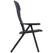 FAUTEUIL DE CAMPING CRESPO AIRDELUXE M, GRIS (AP-237) 