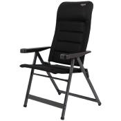 FAUTEUIL DE CAMPING CRESPO AIRDELUXE M, NOIR (AP-237) 