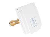 TRAPPE A EAU BLANCHE AVEC MITIGEUR LILIE + DOUCHETTE A MAIN CLIPSABLE