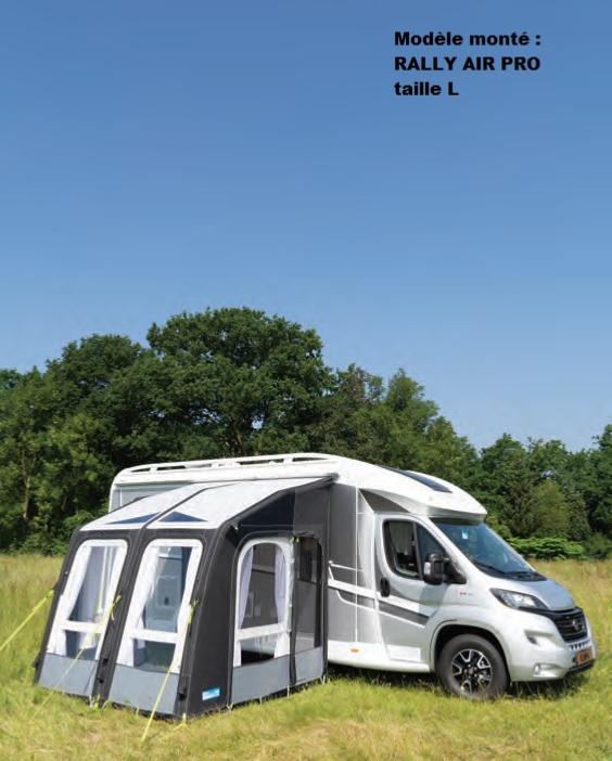 AUVENT DE CAMPING CAR GONFLABLE RALLY AIR PRO 260 - KAMPA