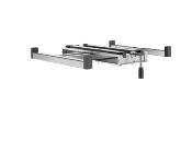 PIED DE TABLE TELESCOPIQUE 350-710mm, PLATEAU COULISSANT + PIED PIVOTANT PRIMERO CONFORT HVD