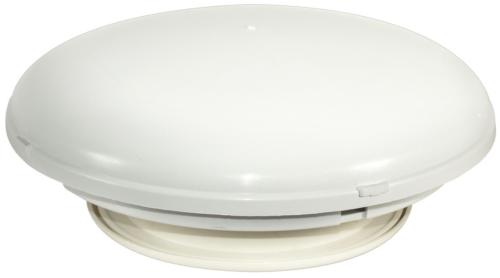 CHAMPIGNON AERATEUR PERMANENT PLASTIQUE BLANC Ø200 mm AVEC GRILLE INTERIEURE