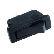 INTERRUPTEUR UNIPOLAIRE SIMPLE NOIR 12/24/230V