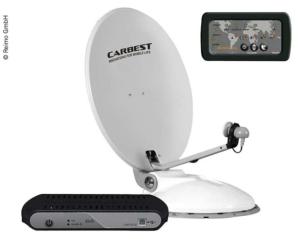 ANTENNE SATELLITE AUTOMATIQUE CARBEST TRAVELSAT 68cm TWIN