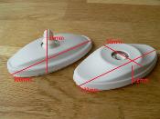 BLOC PORTE BUTEE DE PORTE DOOR LATCH FROLI 95X50mm