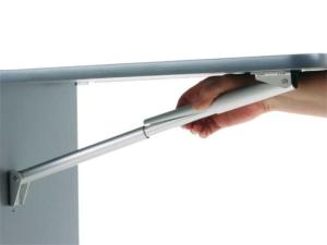 CONSOLE DE TABLE PLIANTE aluminium 252 mm