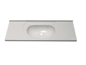 LAVABO ENCASTRABLE ET RECOUPABLE BLANC 89,5 x 31,5 x 13 cm