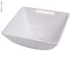 LAVABO CARRÉ AVEC ÉCLAIRAGE LED "DESIGN" - PLASTIQUE BLANC 29 x 29 x 13,5 cm