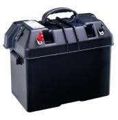 BOITIER DE BATTERIE 34,3 x 19,4x 22cm + CONNECTEURS EXTERNES