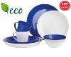 SERVICE DE TABLE "Save The Ocean" - 2 PERSONNES - Fabriqué à partir de plastiques recyclés