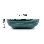 Bol alimentaire magnétique en porcelaine - vert foret