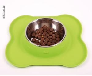 ECUELLE POUR CHIEN FRIDA EN ACIER INOXYDABLE ET SILICONE 