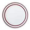 ASSIETTE RONDE CORELLE 26 CM - CAFE RED