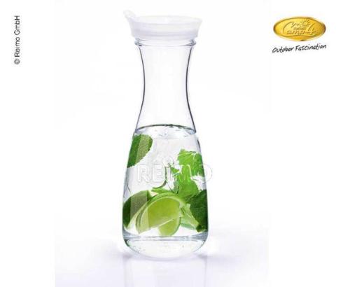 CARAFE ALIMENTAIRE TRANSARENTE AVEC COUVERCLE - 1 LITRE