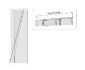 MOUSTIQUAIRE DE PORTE FIAMMA MOSKITO NET 2 PANNEAUX - 64x200 cm