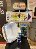 PACK LAVAGE - 1 BALAIS TÉLESCOPIQUE + 1 KIT PARE BRISE + 1 BASSINE + 1 SHAMPOING LUSTRANT