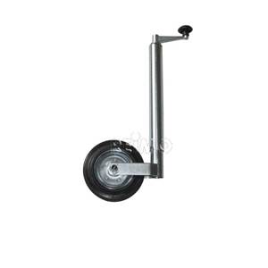 ROUE JOCKEY EN CAOUTCHOUC 200 X 50 MM diam 48mm