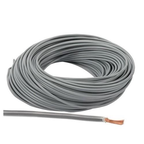 FIL ELECTRIQUE CABLE MULTIBRIN 12V SOUPLE 1,5 mm2 - GRIS - AU METRE