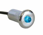 MINI SPOT LED encastrable15mm,0,2W, lumiere bleue