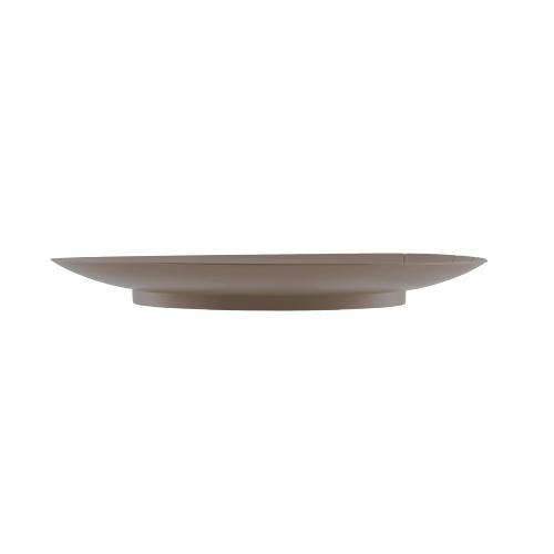 4 ASSIETTES PLATES 25cm TABLE & NATURE - COLORIS NOISETTE