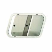 BAIE COULISSANTE BLANCHE 98x54cm POUR PORTE COULISSANTE SPECIALE DUCATO APRES 2002