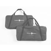 Disc-O-Bed L - LITS DE CAMP SUPERPOSABLES 201 x 70 cm ANTHRACITE