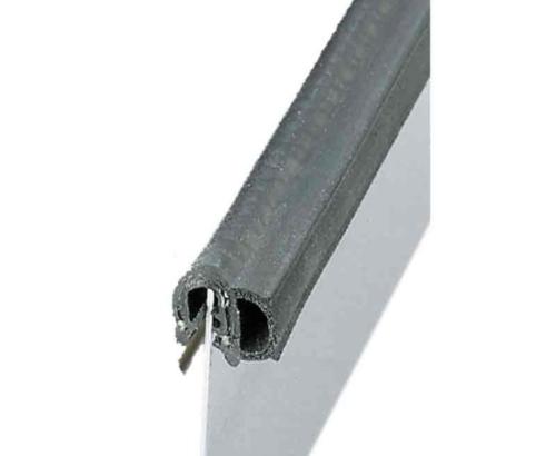 JOINT DE PROFIL (NOIR) AVEC BOURRELET LATERAL 10x5mm - rouleau 10m