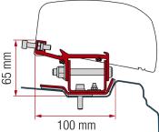 ADAPTATEUR FIAMMA POUR F40van Renault Trafic L1 APRES 2014  